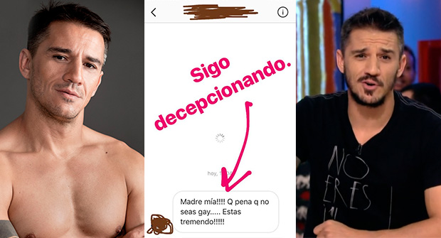 Carlos Librado decepciona a un fan: “Qué pena que no seas gay”