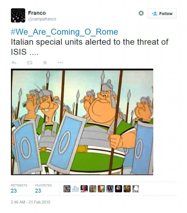 El ISIS amenaza con invadir la Roma gay