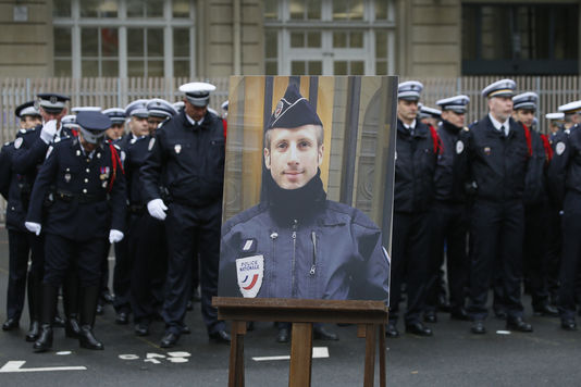 El conmovedor discurso de la pareja del policía asesinado en París