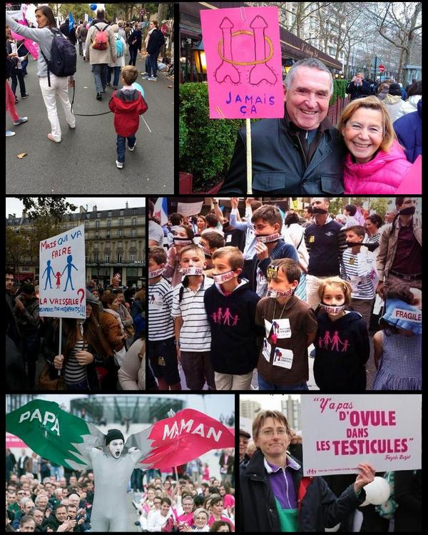 Homofobia multitudinaria en las calles de Francia