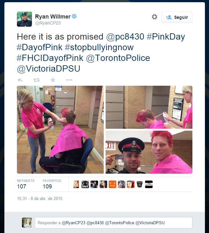 Se pinta el pelo de rosa contra la homofobia