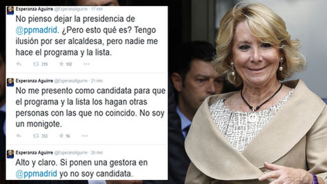 Esperanza Aguirre se siente querida por los gays