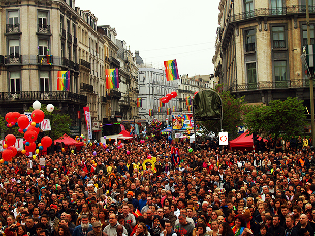 Bruselas, 20 años a la cabeza del Orgullo gay