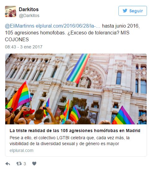 Eli Martín de ‘Cazamariposas’ pide perdón por su tuit homófobo