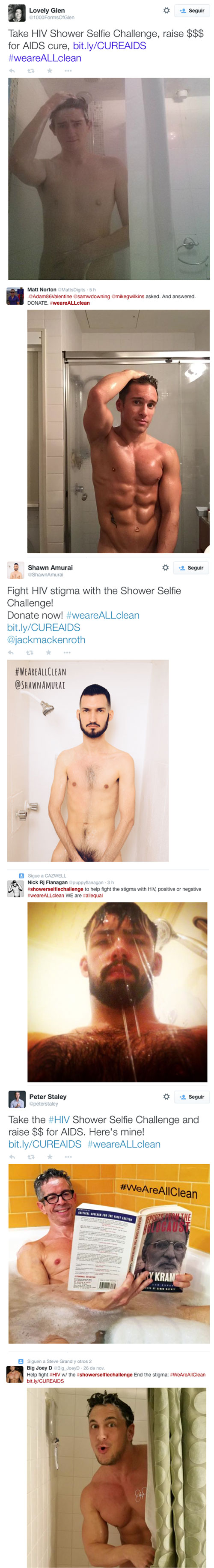 Los mejores desnudos en la ducha contra el VIH