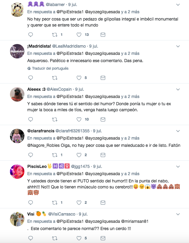 Pipi Estrada ataca a Sandra Barneda con un tuit lesbófobo