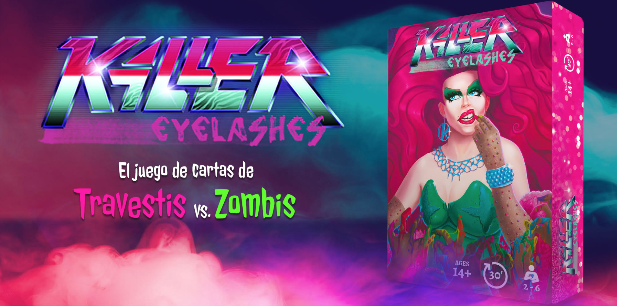 Llega ‘Killer Eyelashes’, el primer juego de mesa de travestis y zombis