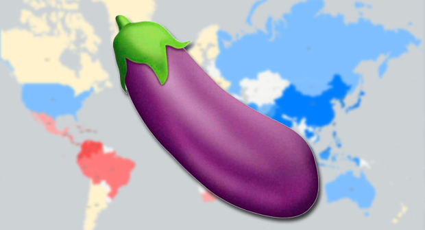 Un mapa que refleja el tamaño medio del pene en el mundo