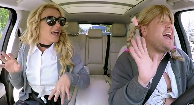 Britney Spears canta sin playback en Carpool Karaoke