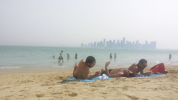 Las aventuras de Claudio Fernández en Doha