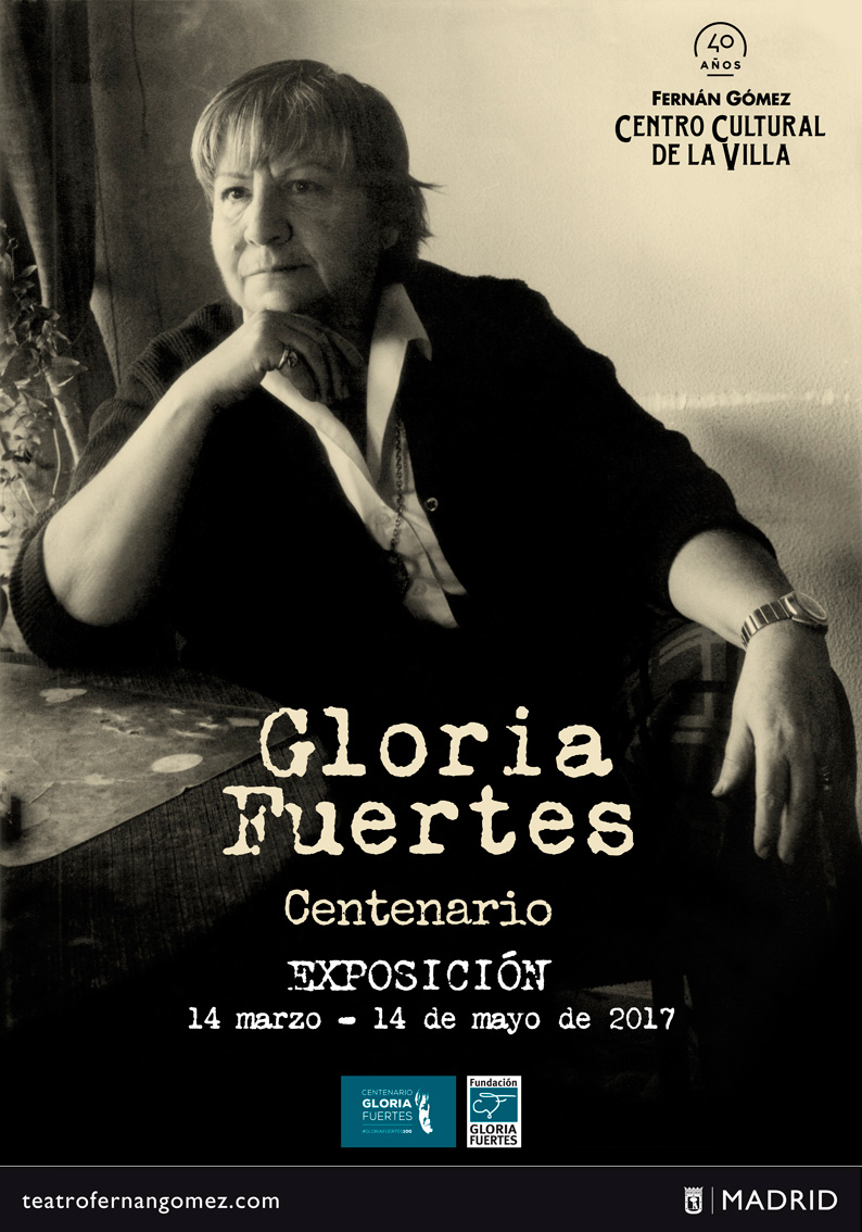 Recta final de la exposición de la vida y obra de Gloria Fuertes