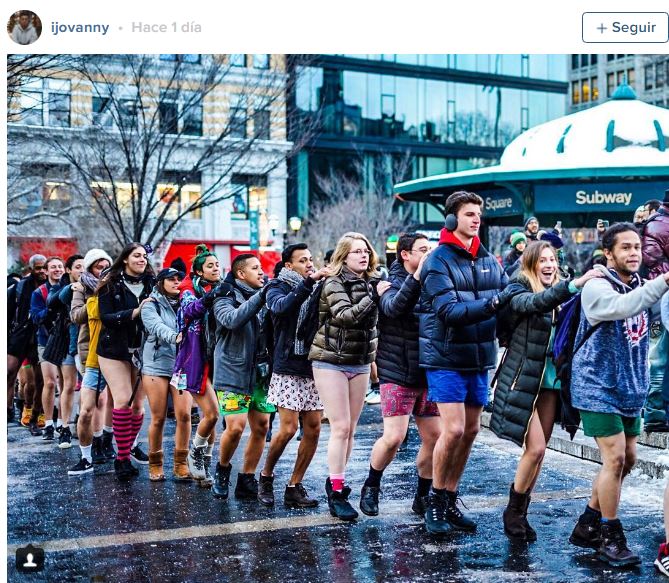 ‘No Pants Subway Ride’: el metro se llena de chicos en calzoncillos