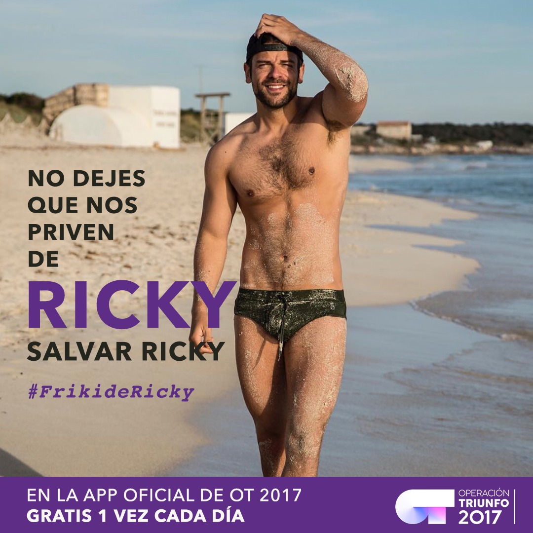 Los fans gays de Ricky se movilizan en las redes para salvarlo en ‘OT’