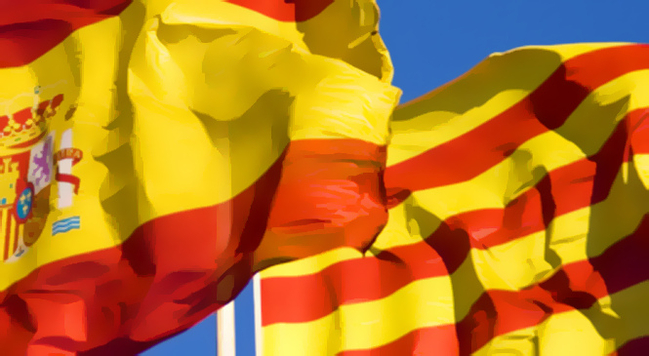 El beso gay que resuelve el desafío independentista de Cataluña