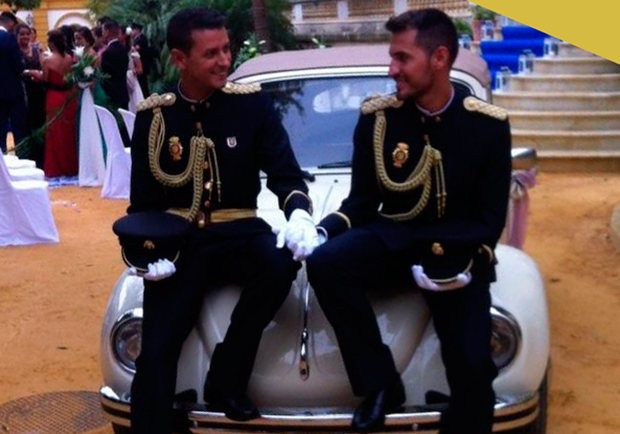 Así fue la primera boda gay entre policías