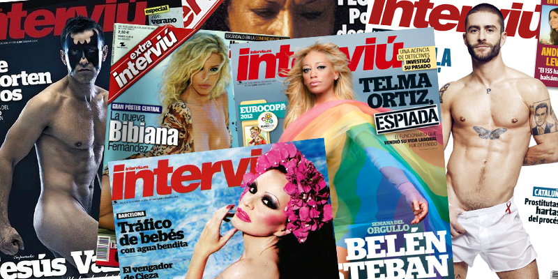 Cierra la revista ‘Interviú’: repasamos sus portadas más LGTB