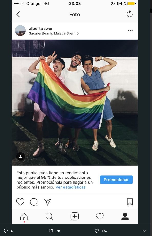 Homofobia en las redes contra The Tripletz y un joven malagueño