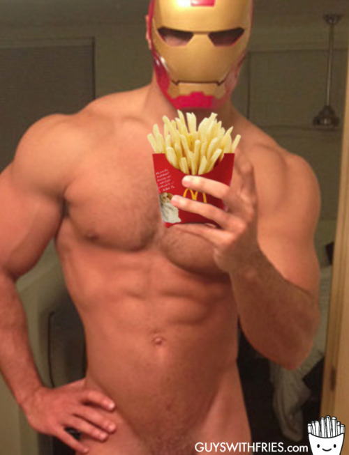 Selfis de chulos con patatas fritas