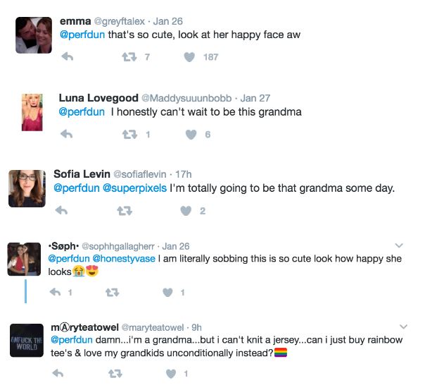 La adorable reacción de esta abuela a la bisexualidad de su nieta