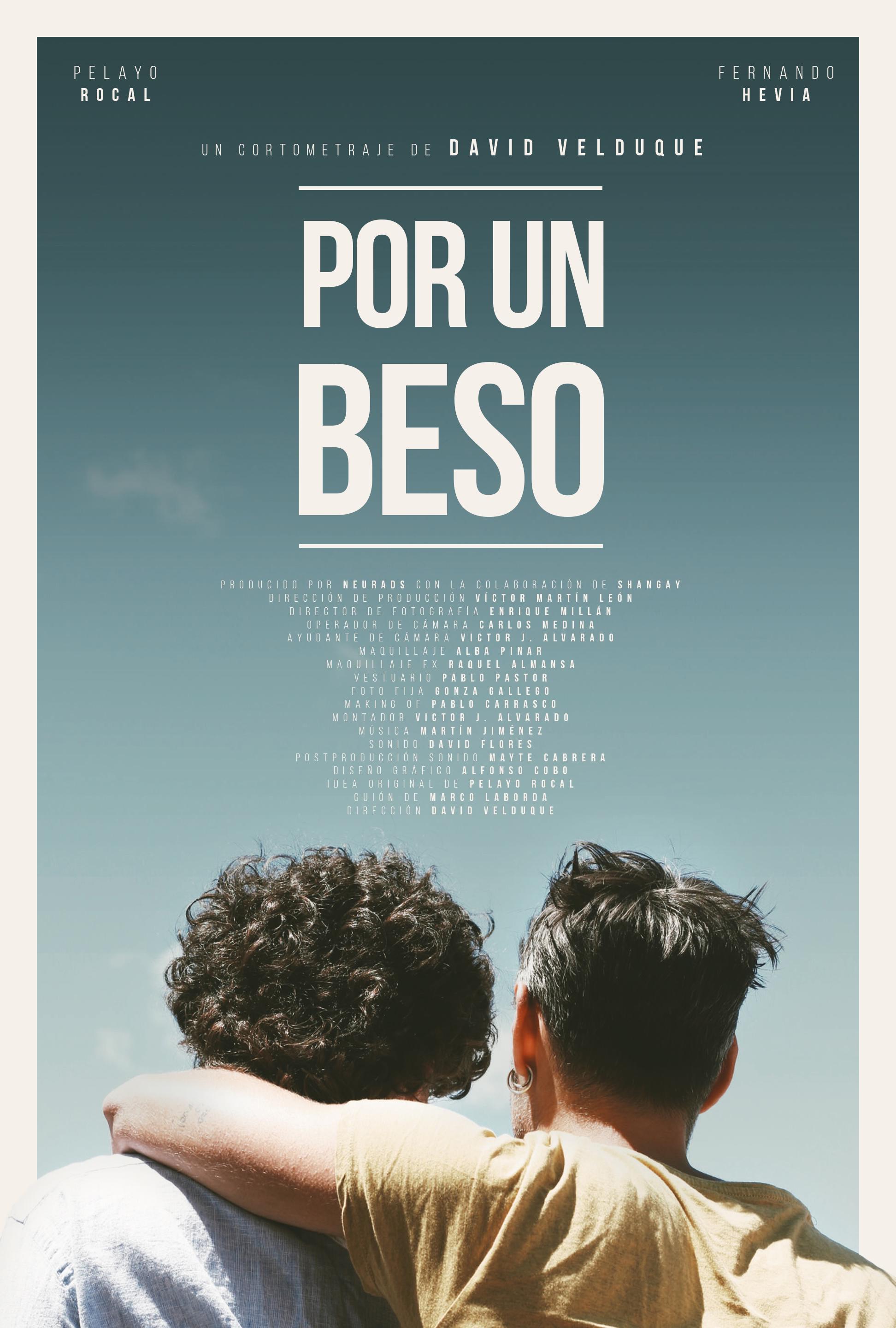 El cortometraje gay ‘Por un beso’ ya tiene póster