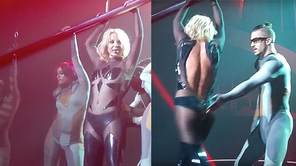 A Britney le estalla la cremallera en concierto