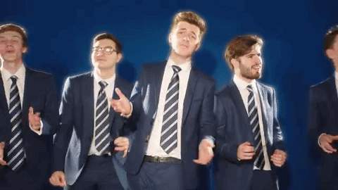 El coro de la Universidad de Oxford crea el trineo más sexy
