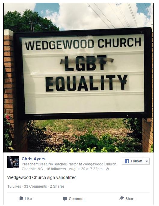 Ataque a una iglesia gayfriendly