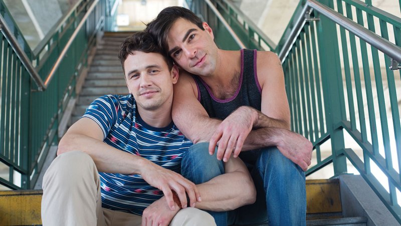 James Franco y Zachary Quinto hacen un trío gay