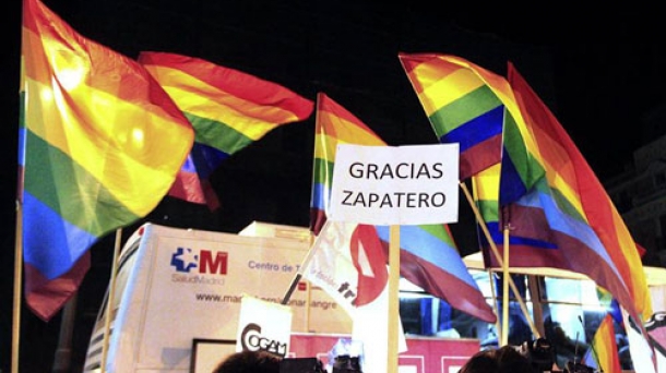 La votación del matrimonio gay en España