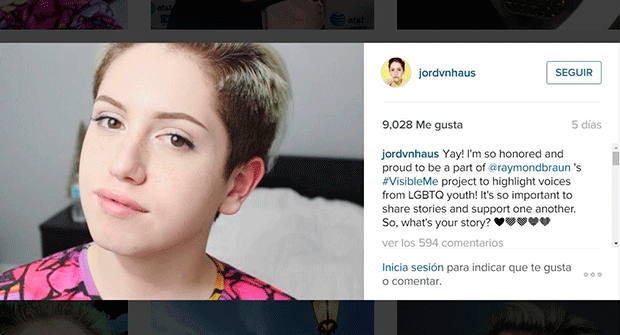 Instagram apoya a la juventud gay con #Visibleme