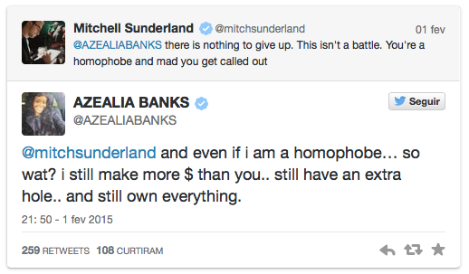 Azealia Banks: “Soy homófoba, ¿y qué?”