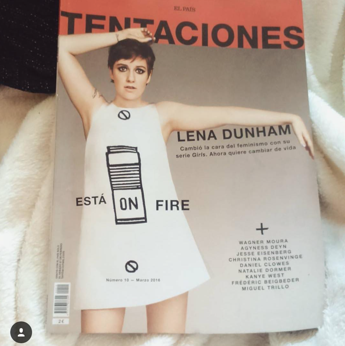 Lena Dunham critica a El País por usar Photoshop