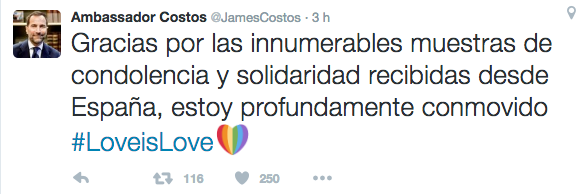 El embajador de EE UU en España habla de Orlando
