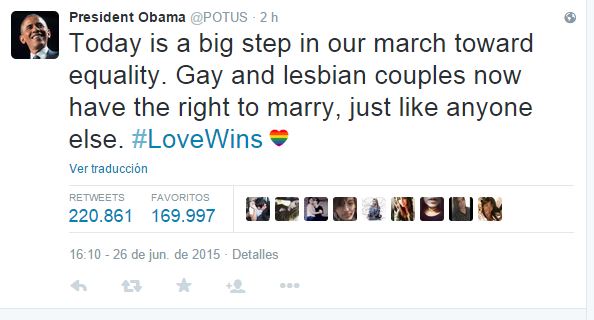 El Supremo de EE UU aprueba el matrimonio gay