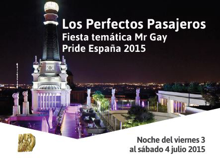 Fiesta de aviación de Mr Gay Pride España