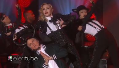 Madonna en el Show de Ellen DeGeneres