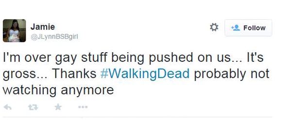 Reacciones homófobas a The Walking Dead