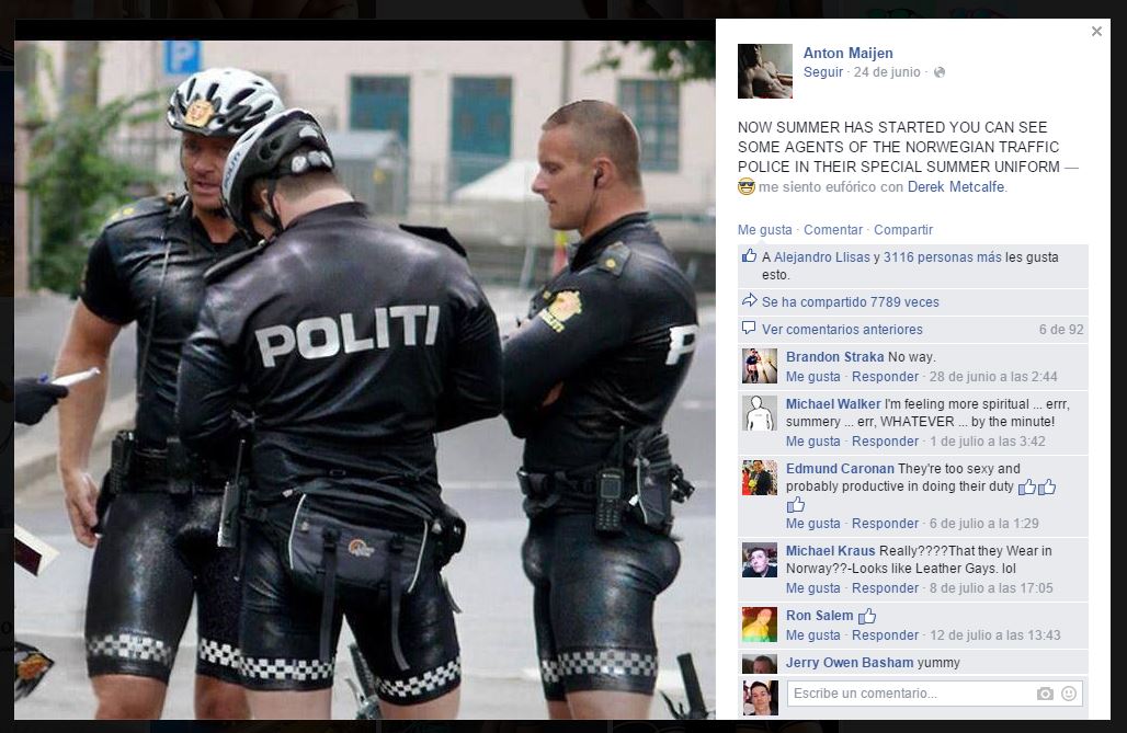 Los polis noruegos que arrasan en Internet