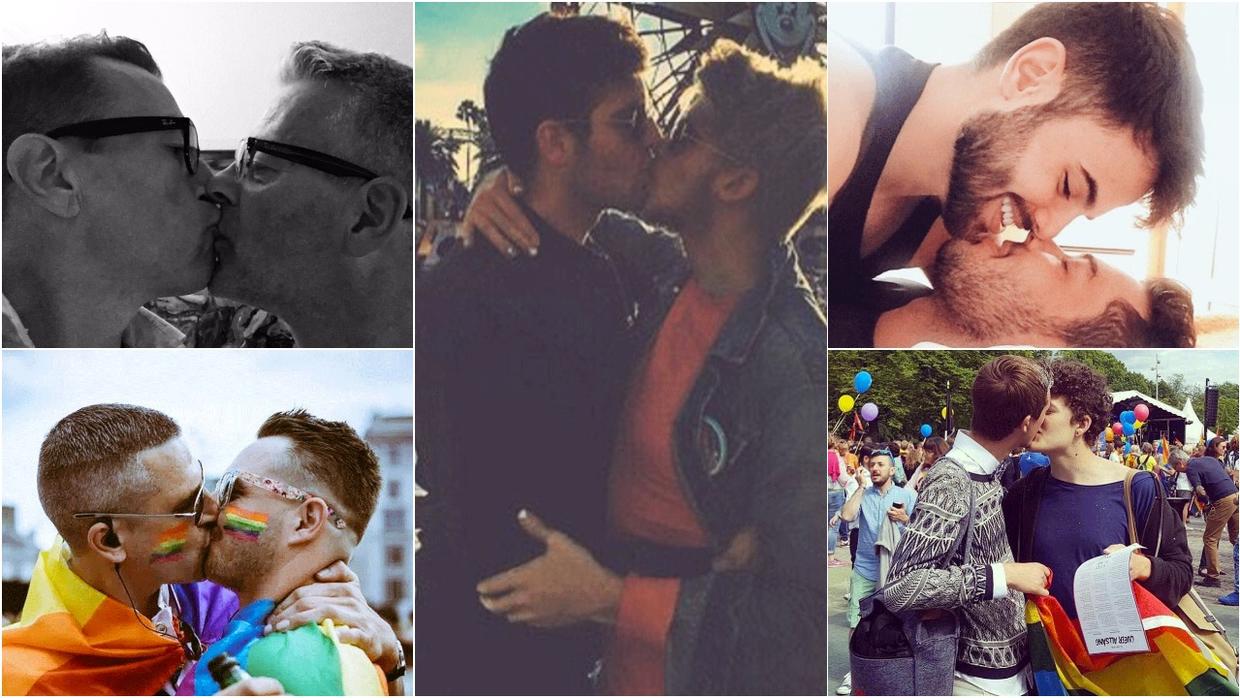 #PorUnBeso, un hashtag de amor para el Orgullo gay