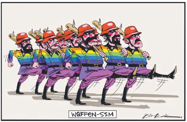 Dibujante australiano compara a los gays con los nazis