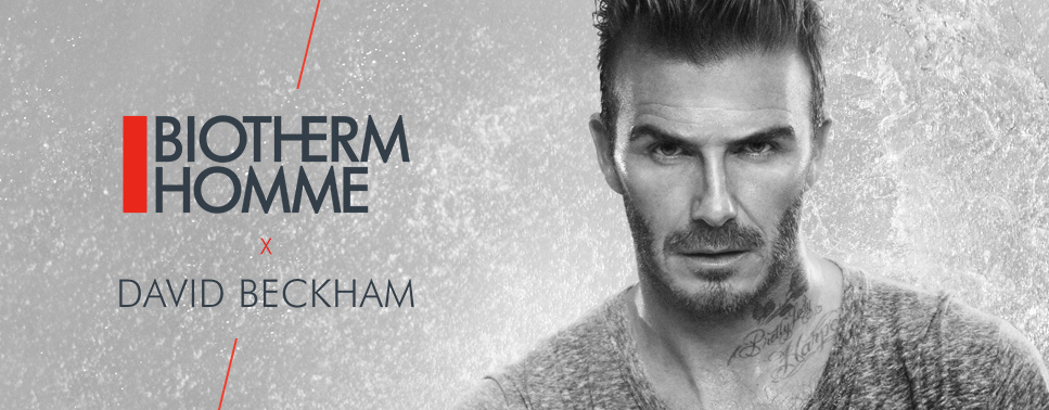 David Beckham y Biotherm Homme, la unión perfecta