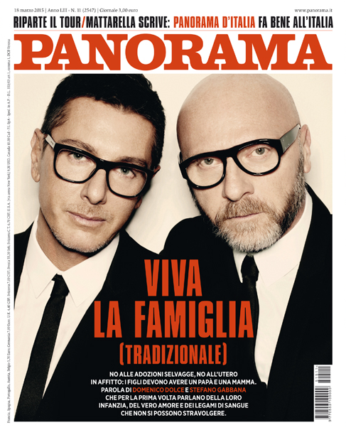 Dolce & Gabbana:“decimos no a las adopciones gays"