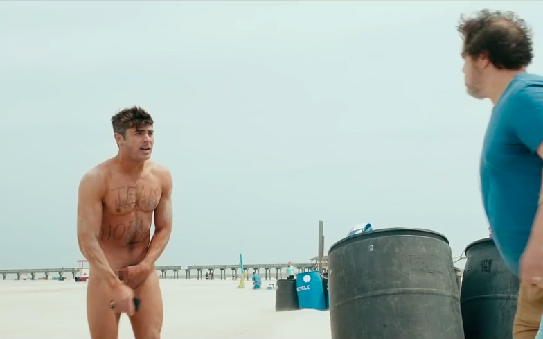 Zac Efron totalmente desnudo en su nueva película