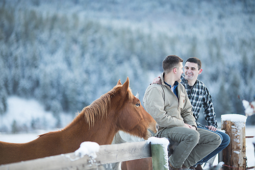 Amor gay en un rancho de caballos