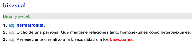 Bisexual no es ser hermafrodita