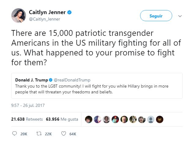 Caitlyn Jenner (la ‘Kardashian LGTB’), a favor y en contra de Trump