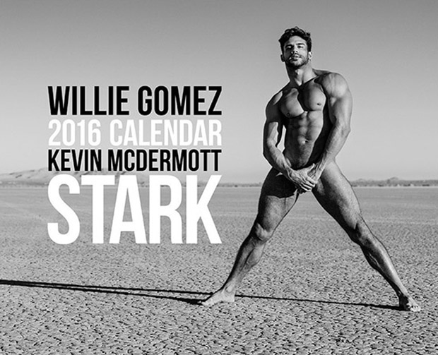 El bailarín Willie Gomez completamente desnudo