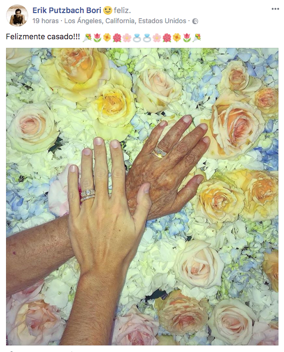 Erik Putzbach (‘Cazamariposas’) se casa con su novio de 85 años