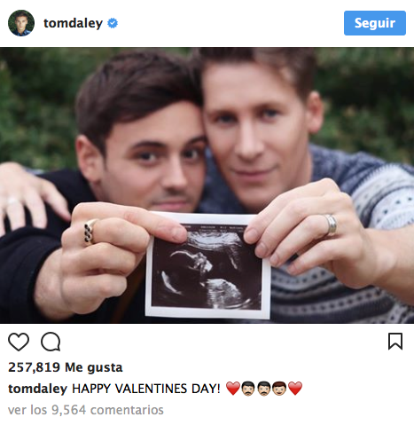 Tom Daley y su marido anuncian que serán padres