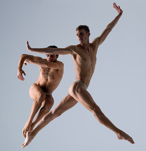 Male nude dancers.